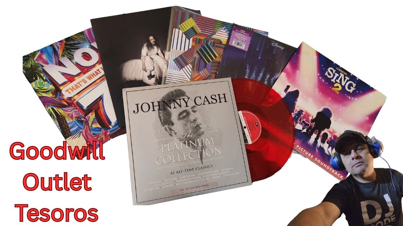 DISCOS CAROS ENCONTRADOS EN OUTLET BINS GOODWILL FIND 