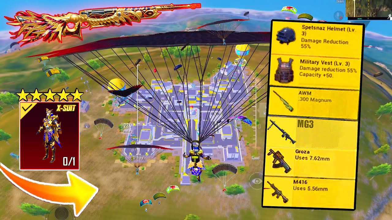 Wow😍 NEW BEST LOOT GAMEPLAY With Pharaoh X-SUIT🔥SAMSUNG,A3,A5,A6,A7,J2,J5,J7,S5,S6,S7,59,A10,A20,A30