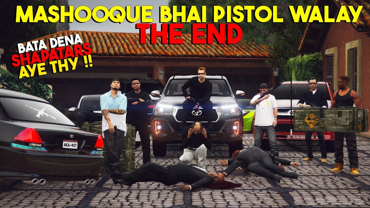 GHAR MEI GHUSKY MARENGY FEAT SHAPATARS !! | REAL LIFE MOD | GTA 5 PAKISTAN