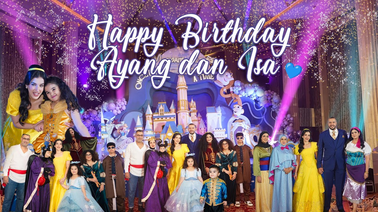 ULANG TAHUN AYANG DAN ISA 💙 maryam and isa land!