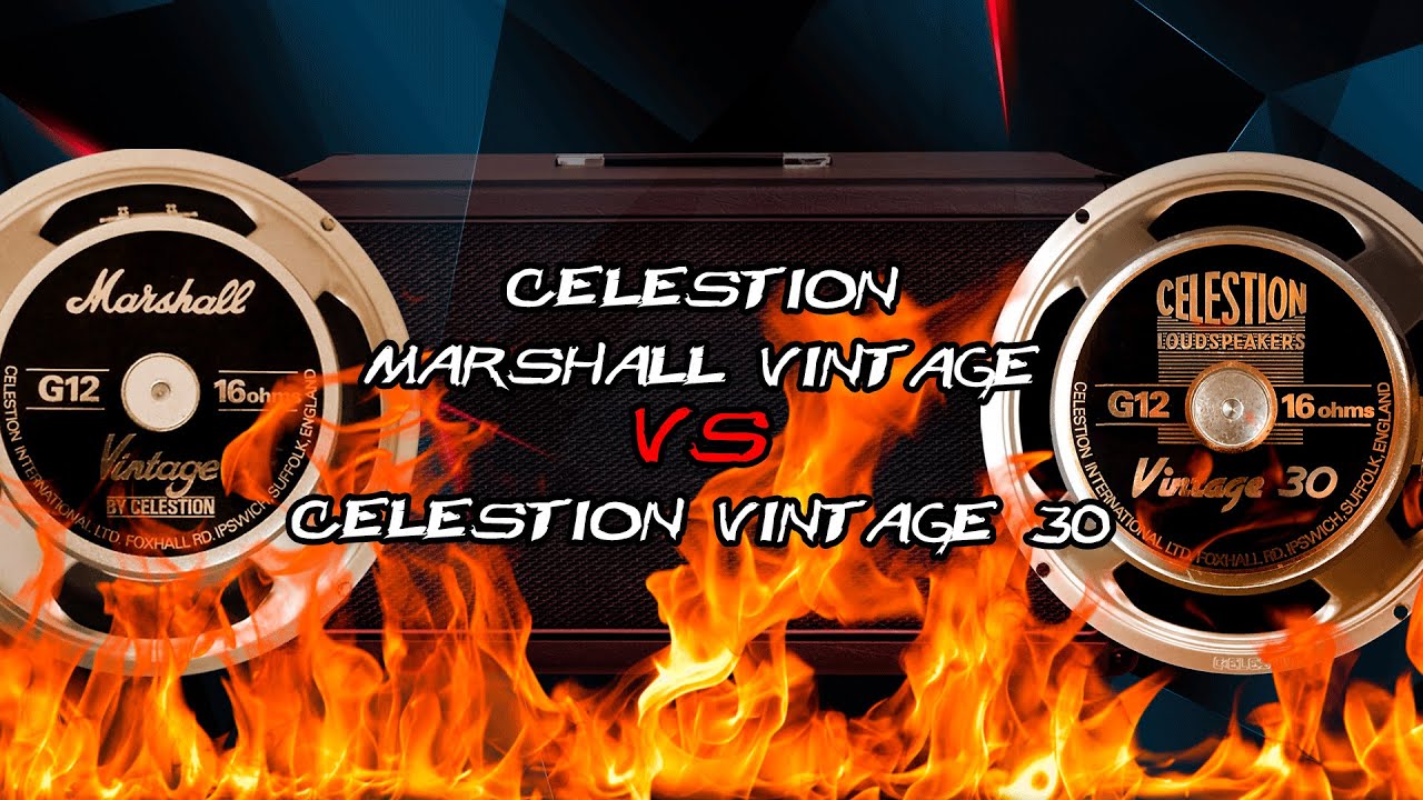 Metal Speaker Shootout: Mesa Boogie Celestion Vintage 30 vs Celestion Marshall Vintage