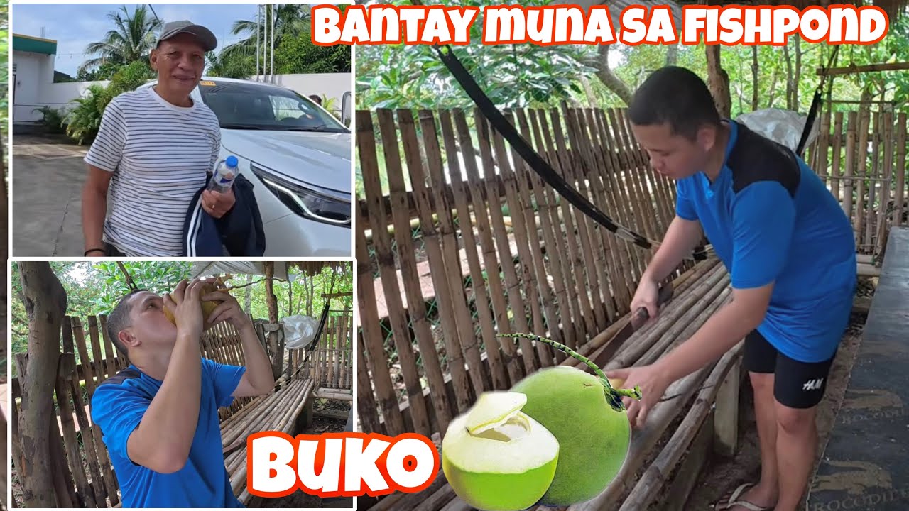 NAGBUKO AKO HABANG BANTAY SA PALAISDAAN + Nagpakain ng Alimango at Manok🦀🐓