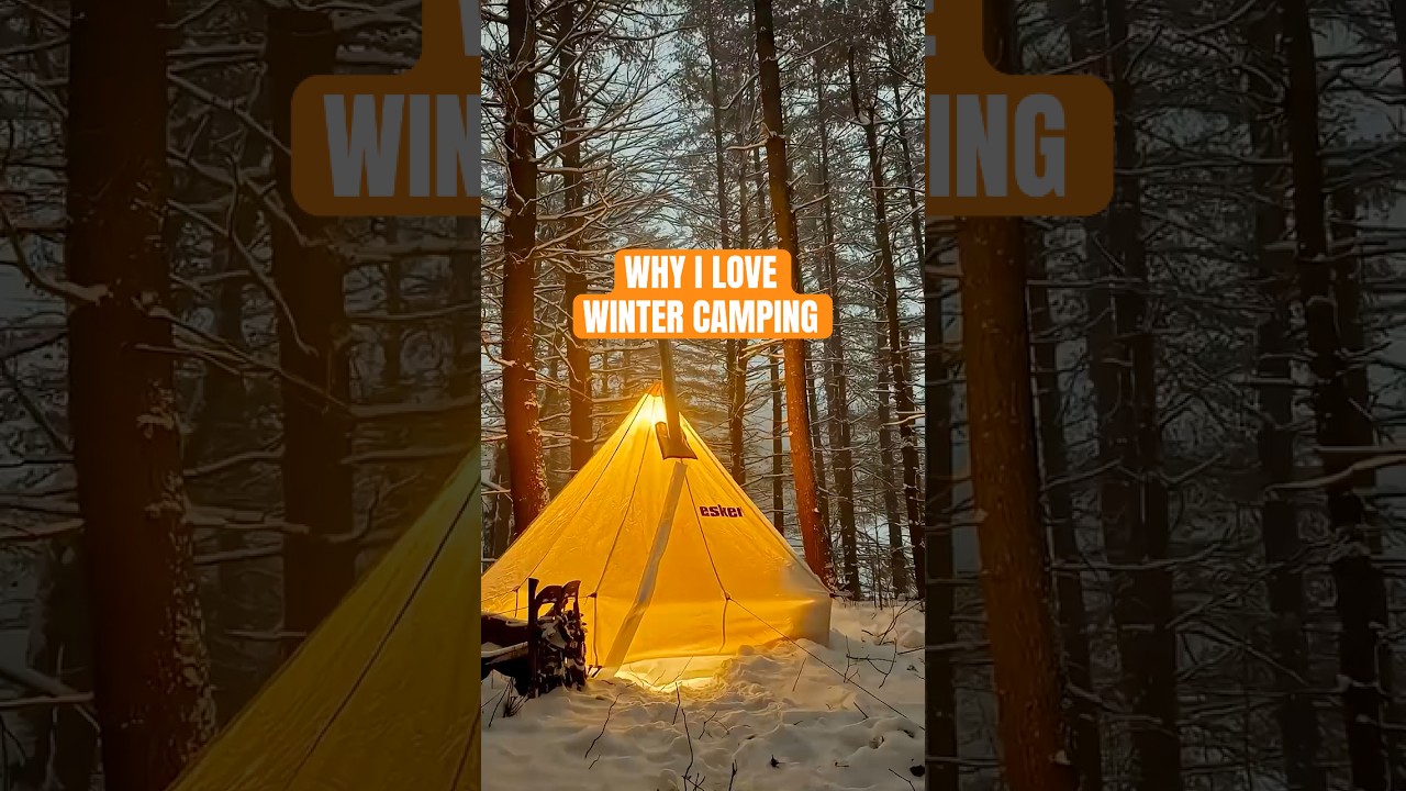 Why I love winter camping 🏕️❄️ 