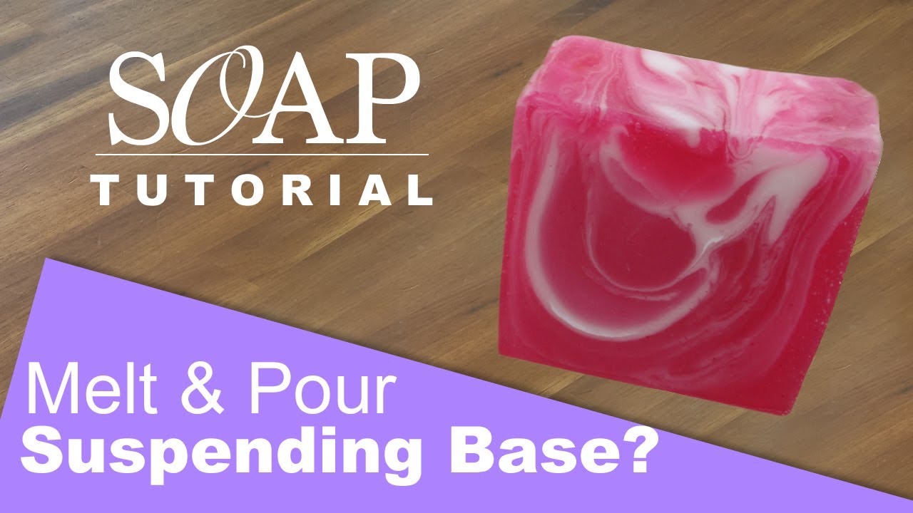 Melt & Pour Soap Base, Stephenson Crystal Suspending, Love Spell
