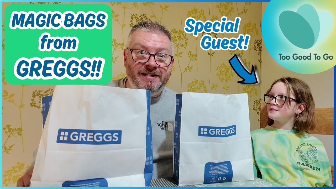 Reviewing GREGGS MAGIC BAGS with my 10 year old!! - Too Good To Go