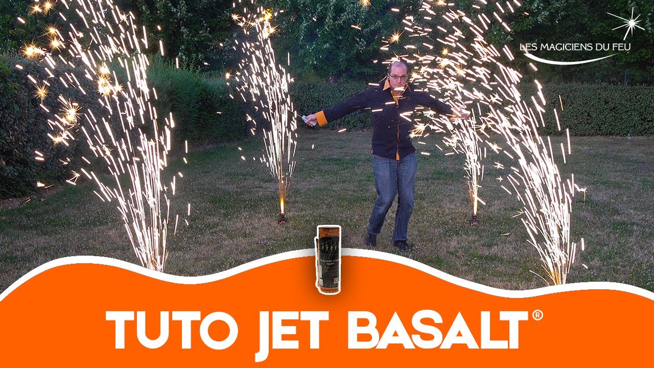 Comment tirer un feu d'artifice Jet Basalt® d'intérieur pour son mariage ?