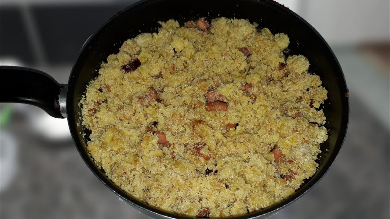 Farofa de Banana Nanica com Bacon - A Cozinha da Vovó Maria (#195)