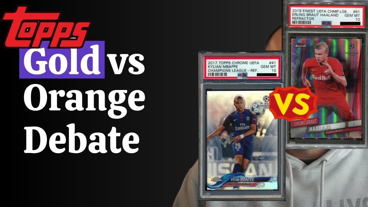 Раскрывая правду: Topps Chrome Gold против Orange Refractors