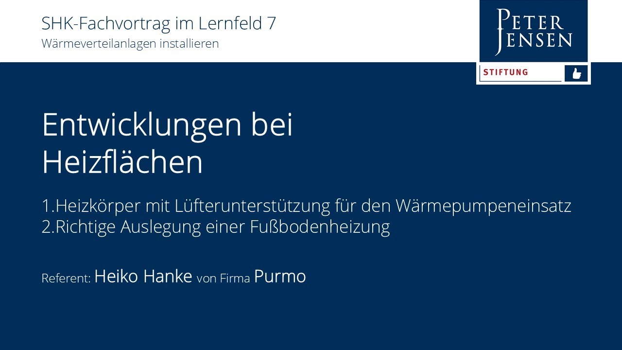 SHK-Lernfeld 7 mit Purmo Neuheiten & Trends 2024