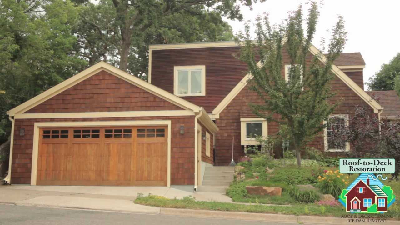 Cedar Siding Cleaning and Staining
