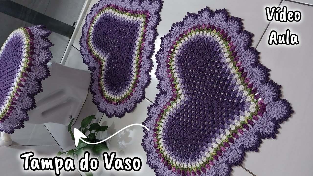 Tampa do vaso Jogo de banheiro Maria Diva 