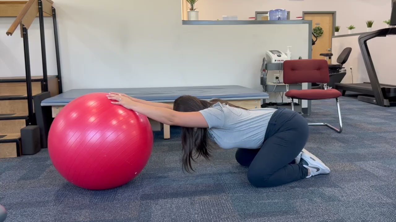 Child's Pose - Ball & Standing