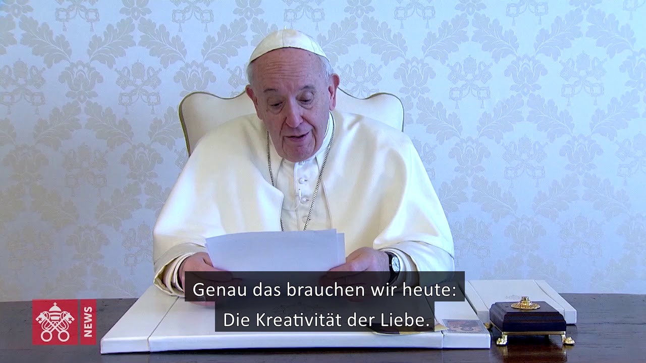 Papstvideo zur Karwoche: Mit Kreativität der Liebe Corona-Pandemie durchstehen