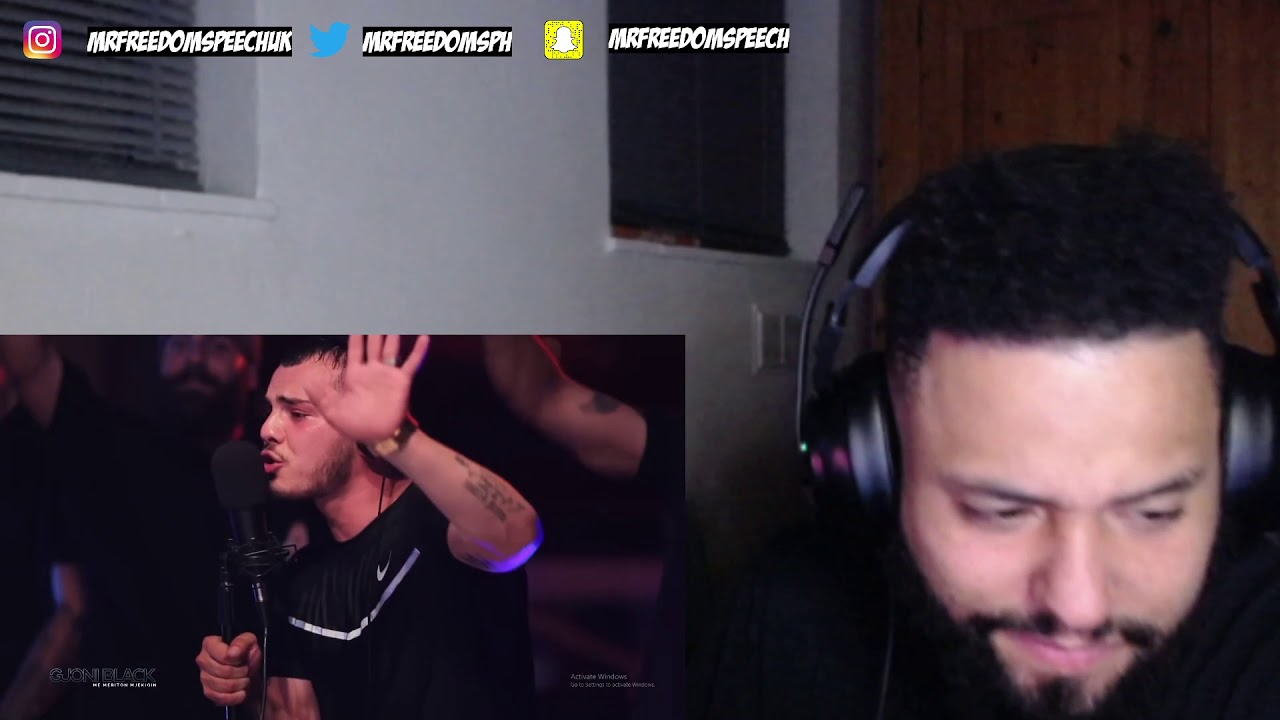 MARIN | Gjoni Black me Meriton Mjekiqin #GJONIBLACK (UK 🇬🇧 REACTION) TO ALBANIAN RAP