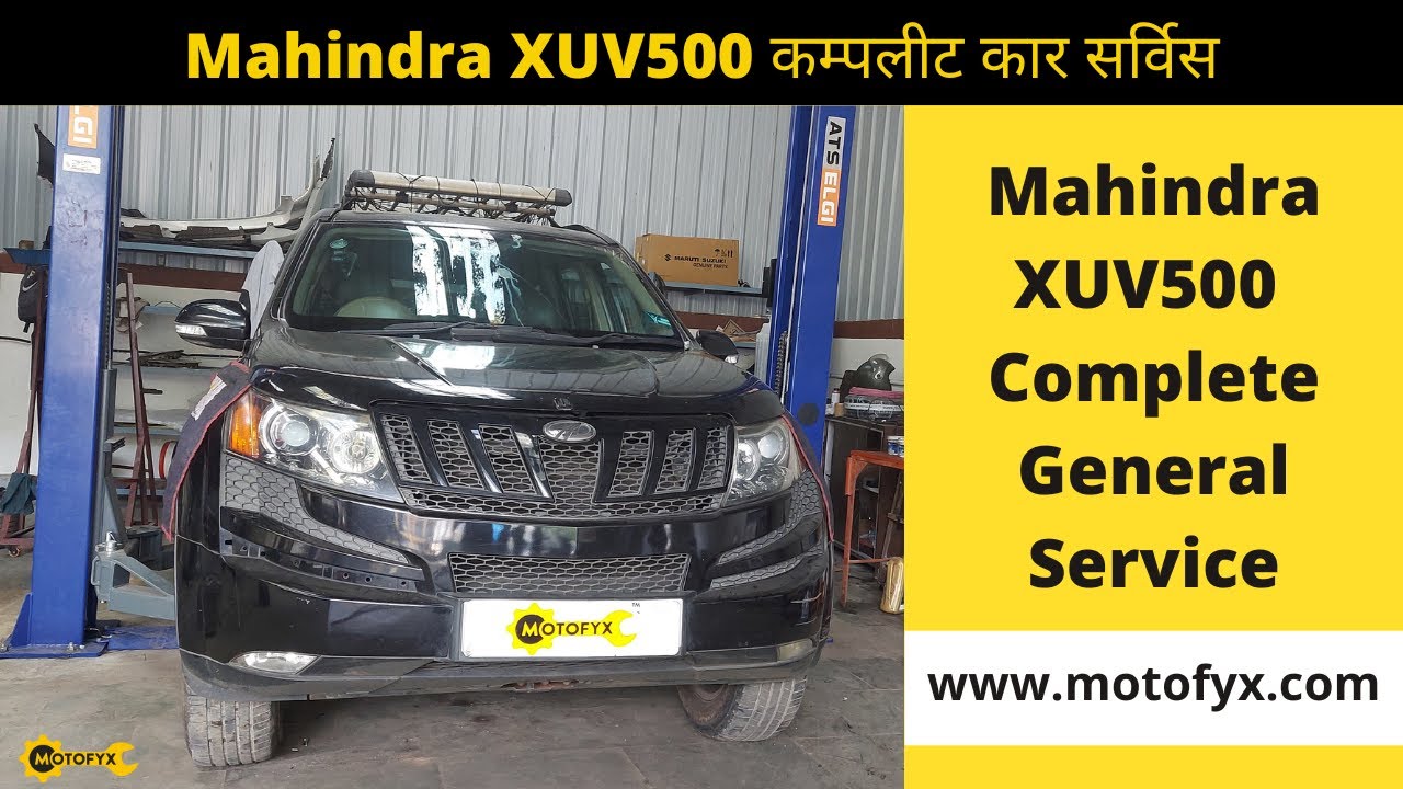 Mahindra XUV500 Service By MotoFyx | Expert Technicians  | Genuine Spare Parts | Live Updates
