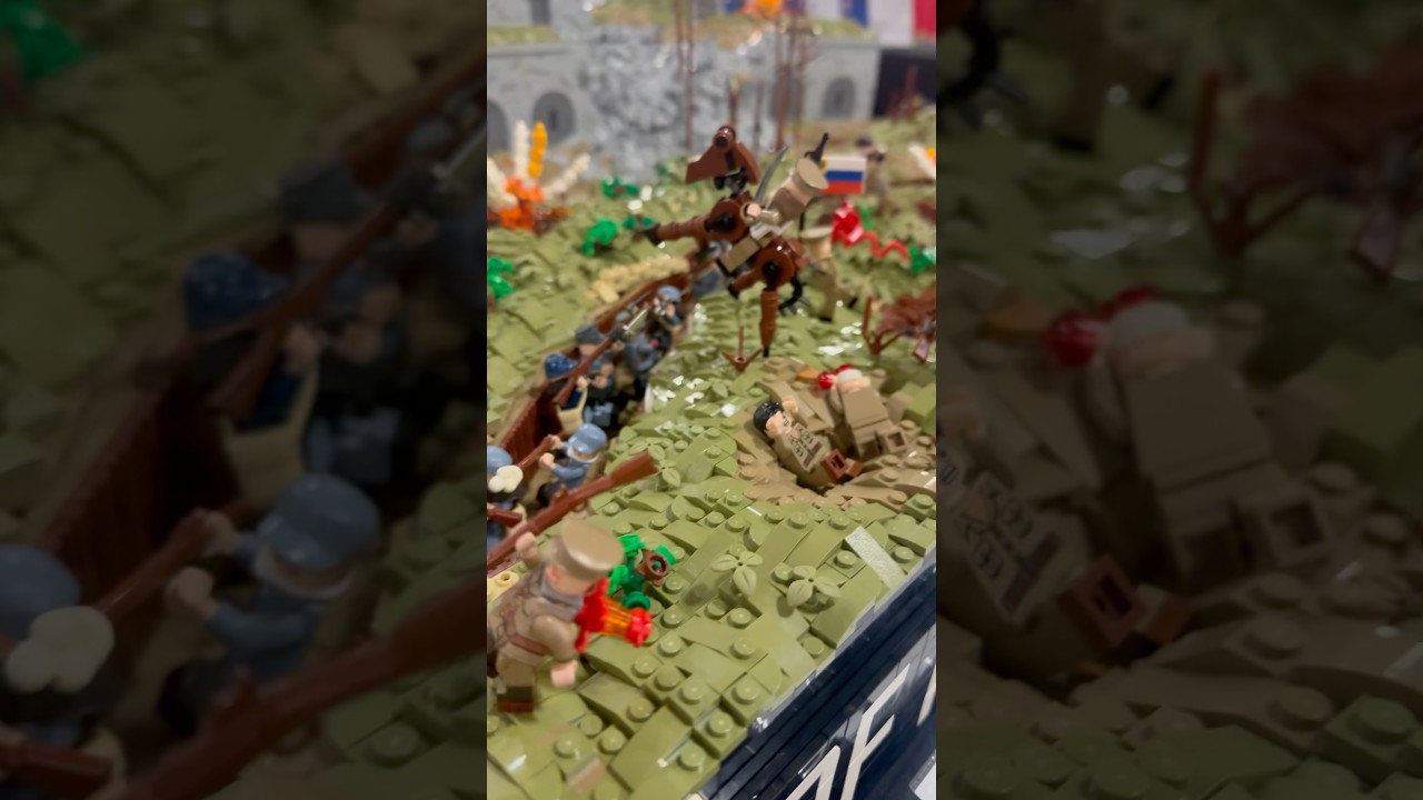 LEGO WW1 Siege Of Przemysl MOC #shorts #lego