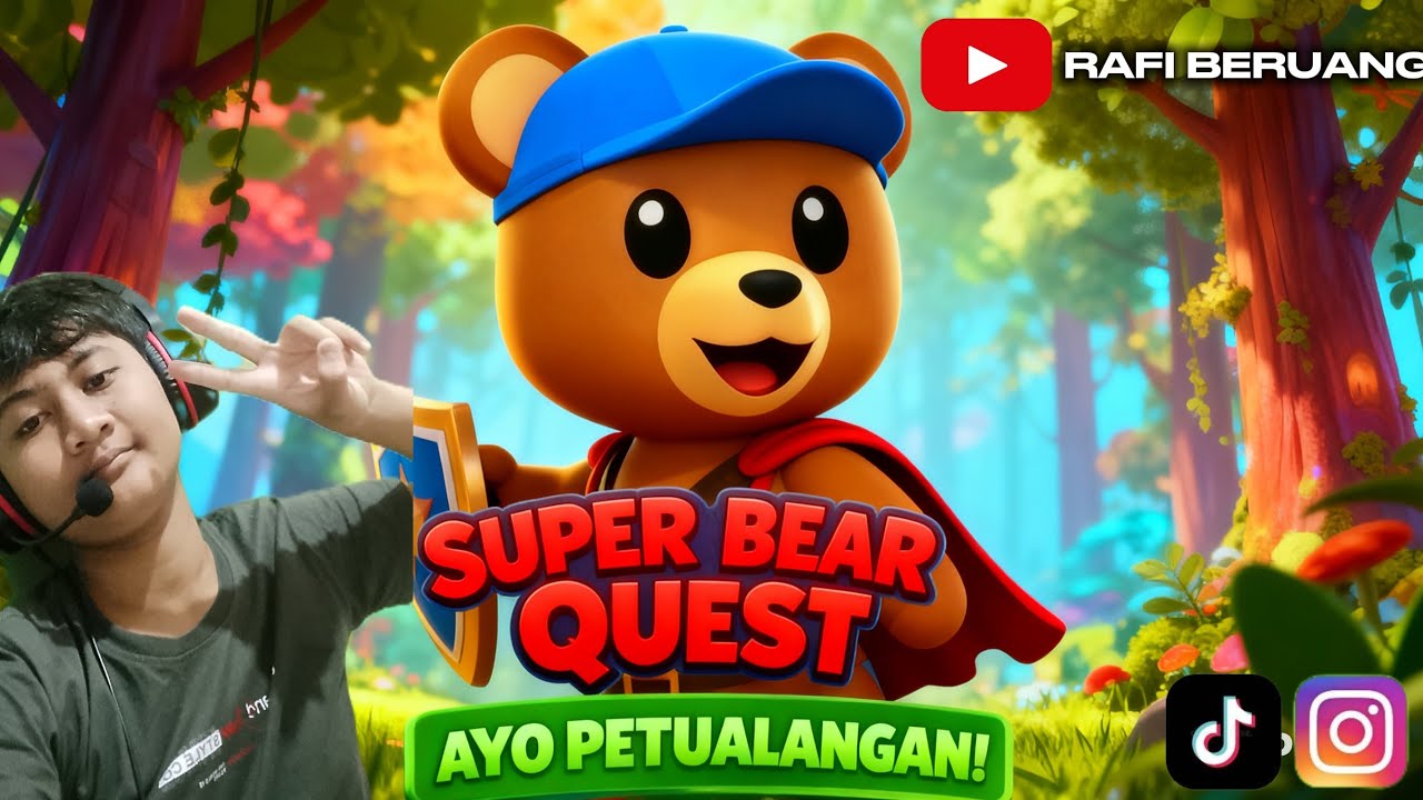 (🔴Live) !!Menerima bocil² Mabar!! (🎮:Game: Super Bear Adventure 🐻)!!