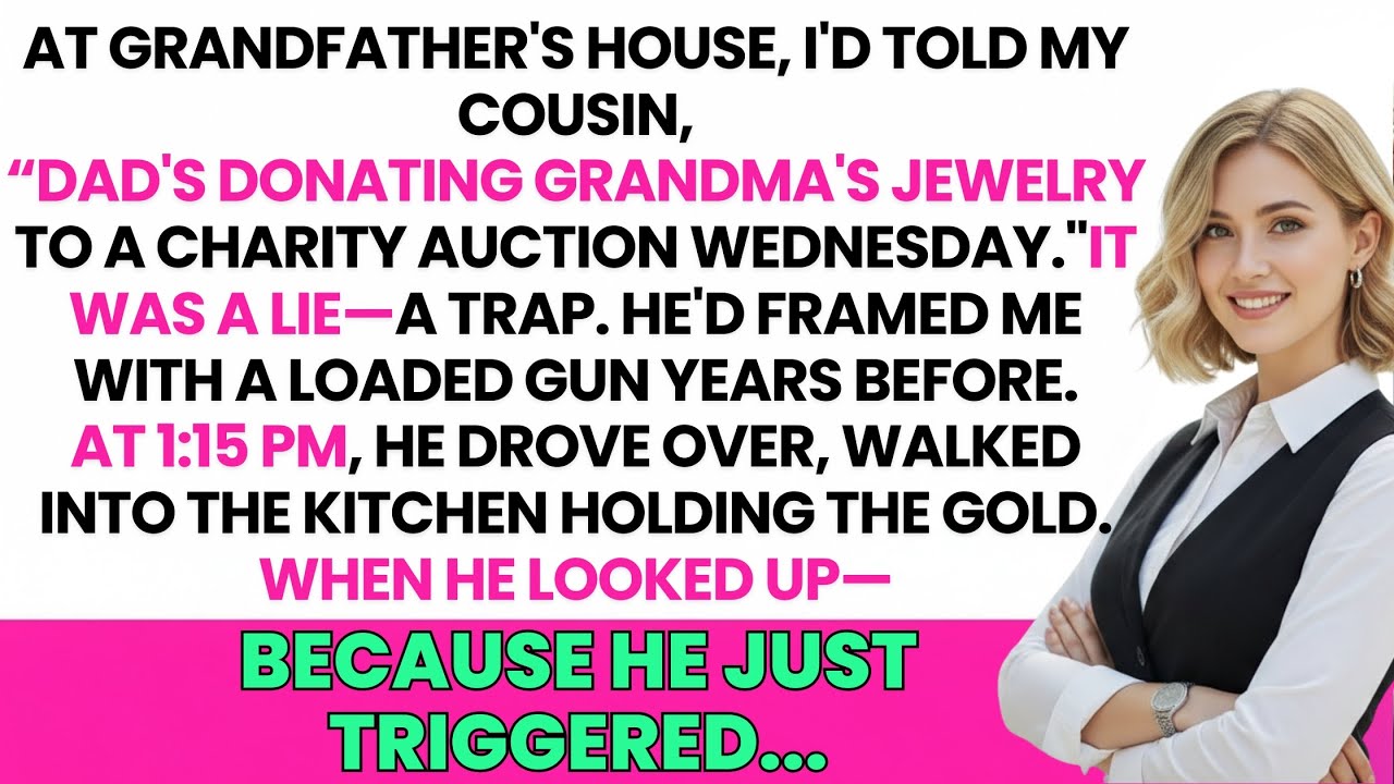 At Grandpa's, my cousin stole a box of GOLD—until my lawyer stepped out of the corner!!
