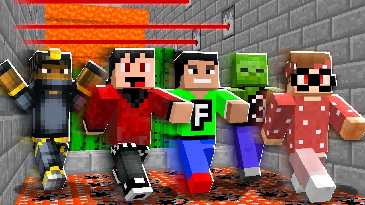 First to FINISH The Minecraft Race WINS $10,000 ! with The Block (Minecraft Death Run)