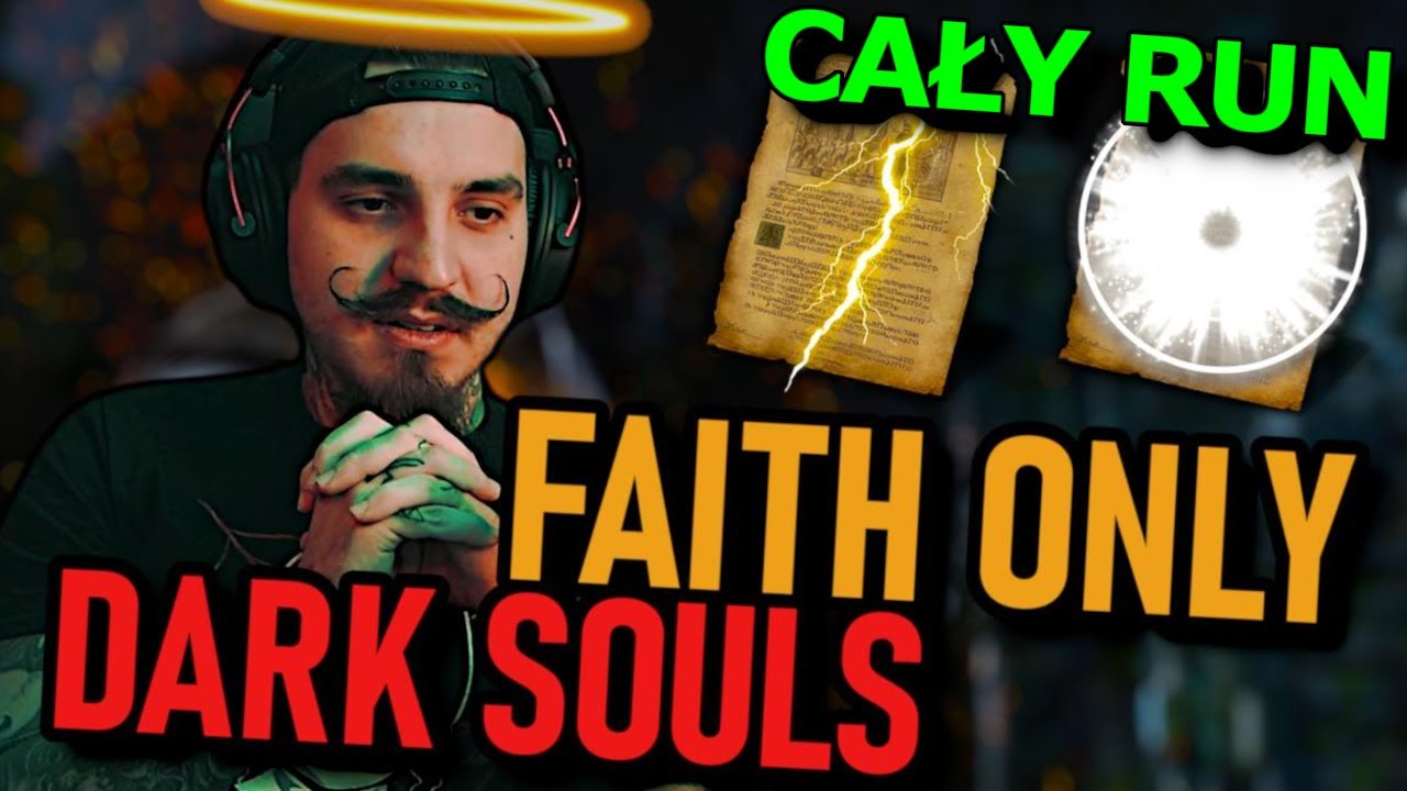 Dark Souls Ale TYLKO Cudami | Kiszak DS1 Faith Only Challenge - Cały Run