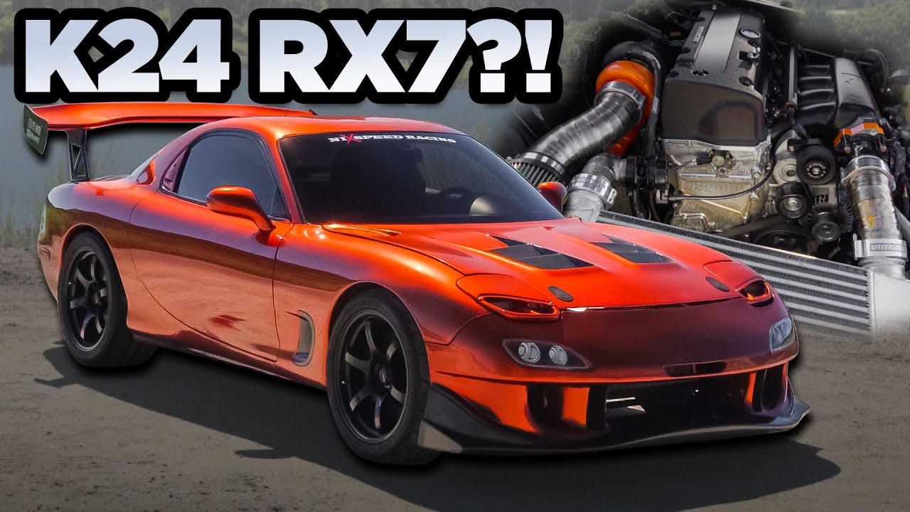 Honda K24 Swapped FD RX7 - RIPS Mountain Roads! (The Perfect Rotary Replacement?)