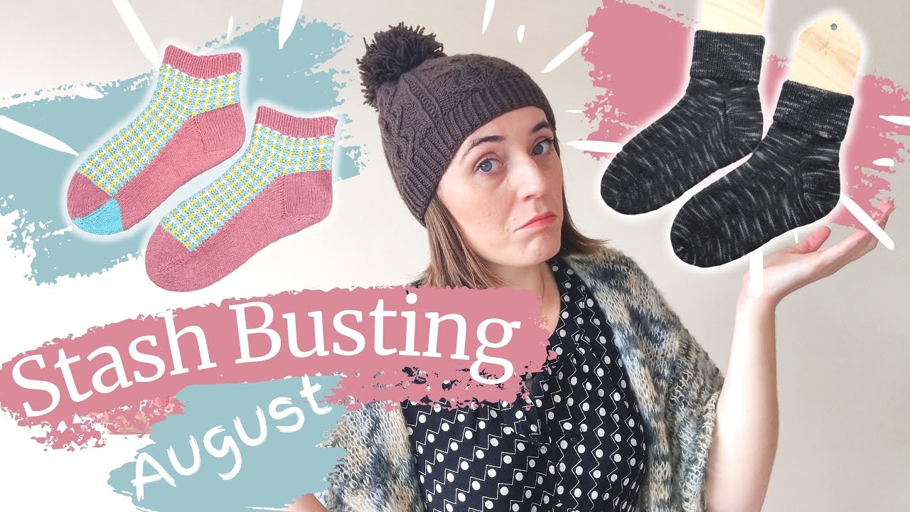 I Finally Mastered Hats and Weird 1940s Socks | Stash Busting August 2022