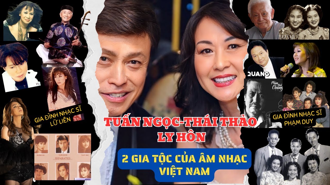 Ca sĩ Tuấn Ngọc-Thái Thảo ly hôn. Mối lương duyên của 2 gia tộc nổi tiếng của nền tân nhạc Việt Nam!