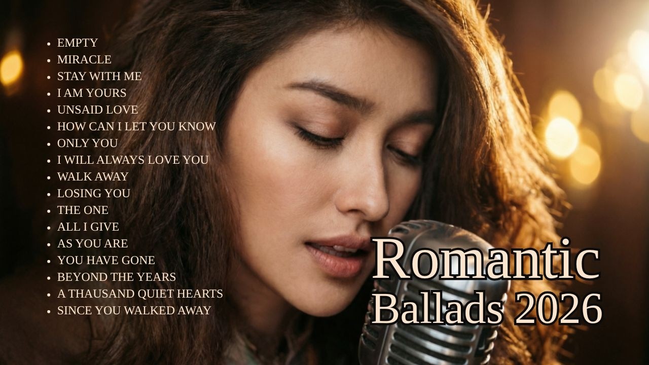 Best Love Songs Collection - Love Songs 2026 – Romantic, Soft & Emotional songs | background music