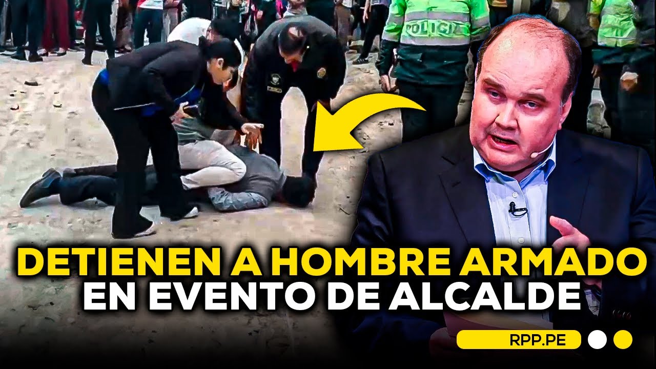 ⚠️ Suspenden actividad de Rafael L&oacute;pez Aliaga tras detener a hombre armado cerca del estrado