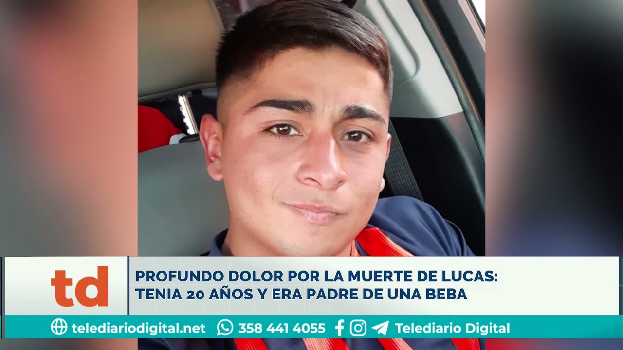 Dolor por la muerte de Lucas Rodríguez: Un joven de 19 años detenido
