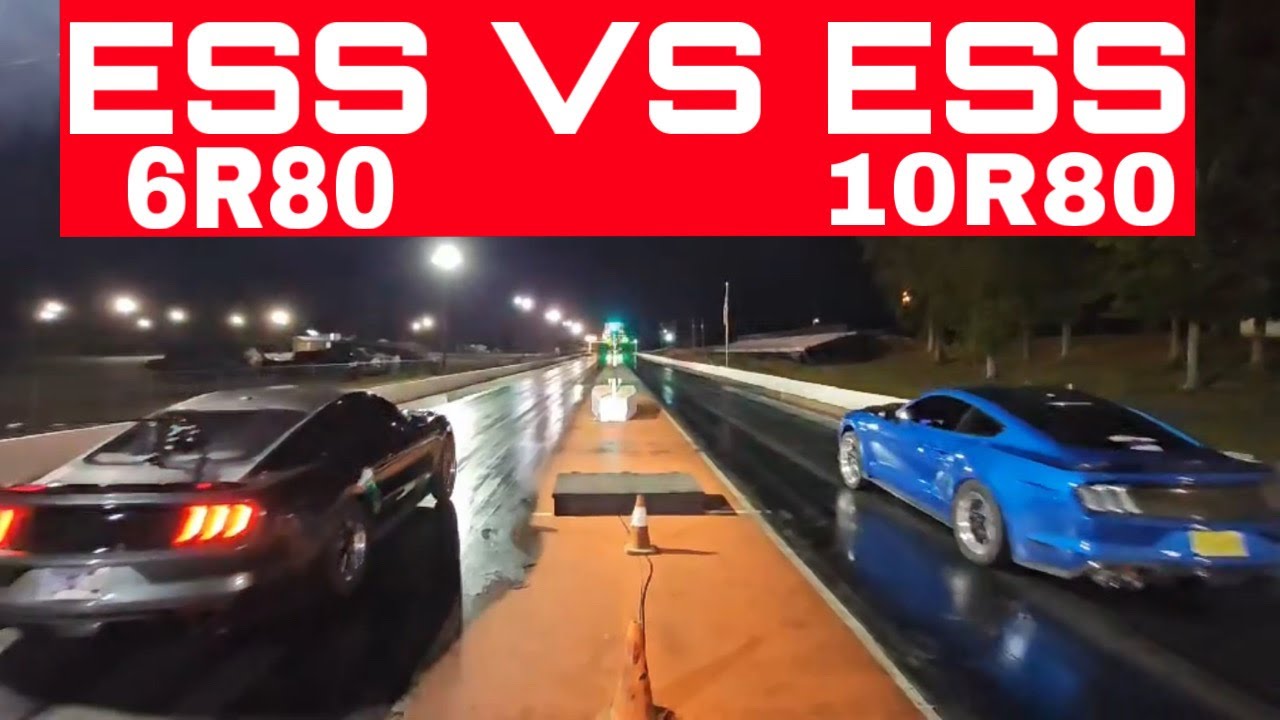 ESS Supercharged 2016 Mustang GT 6R80 Hits a New PB at the Dragstrip!