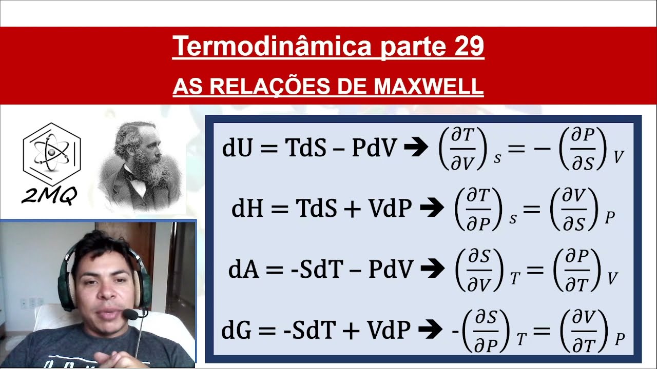 Relações de Maxwell. Termodinâmica parte 29