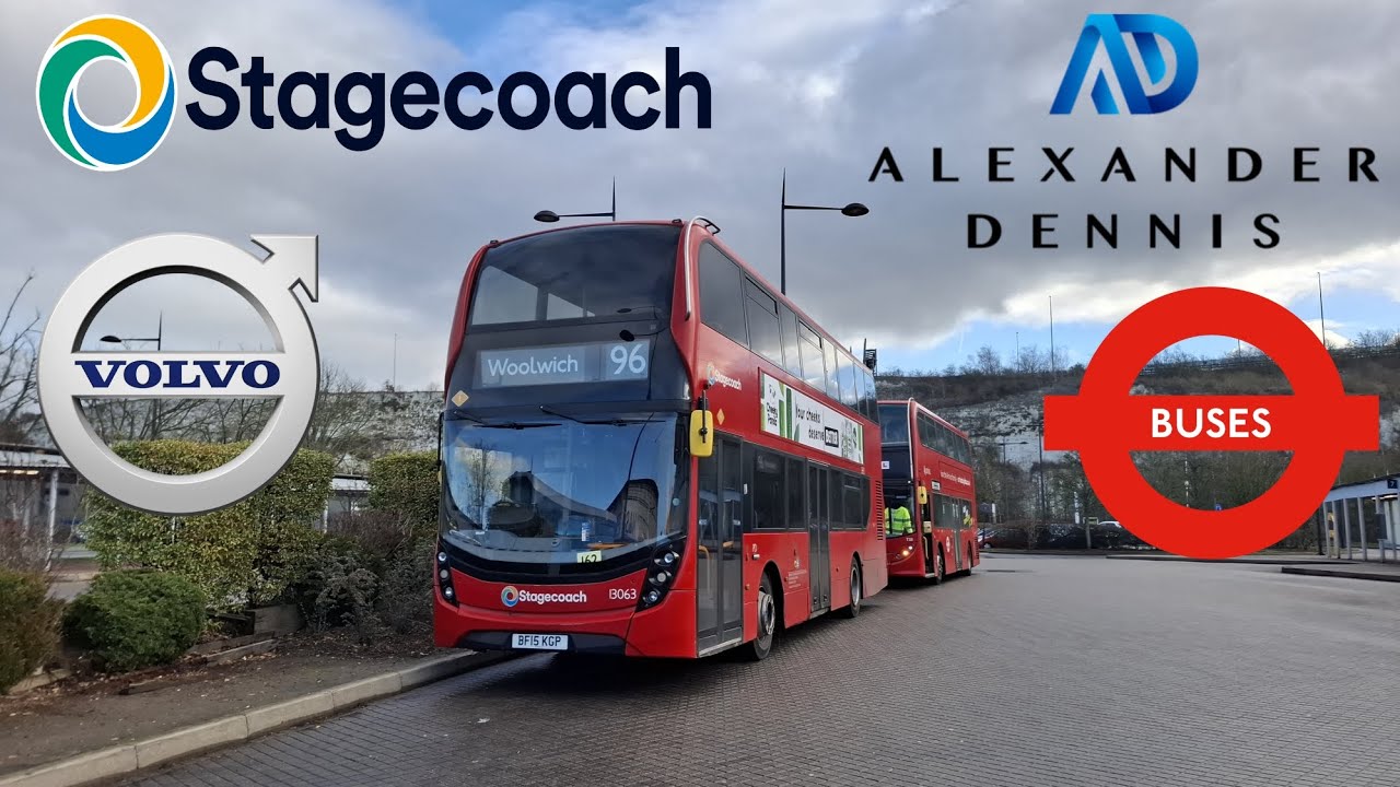 Stagecoach London: 96 from Woolwich to Bluewater  Via Welling & Crayford ( ADL Enviro400 MMC