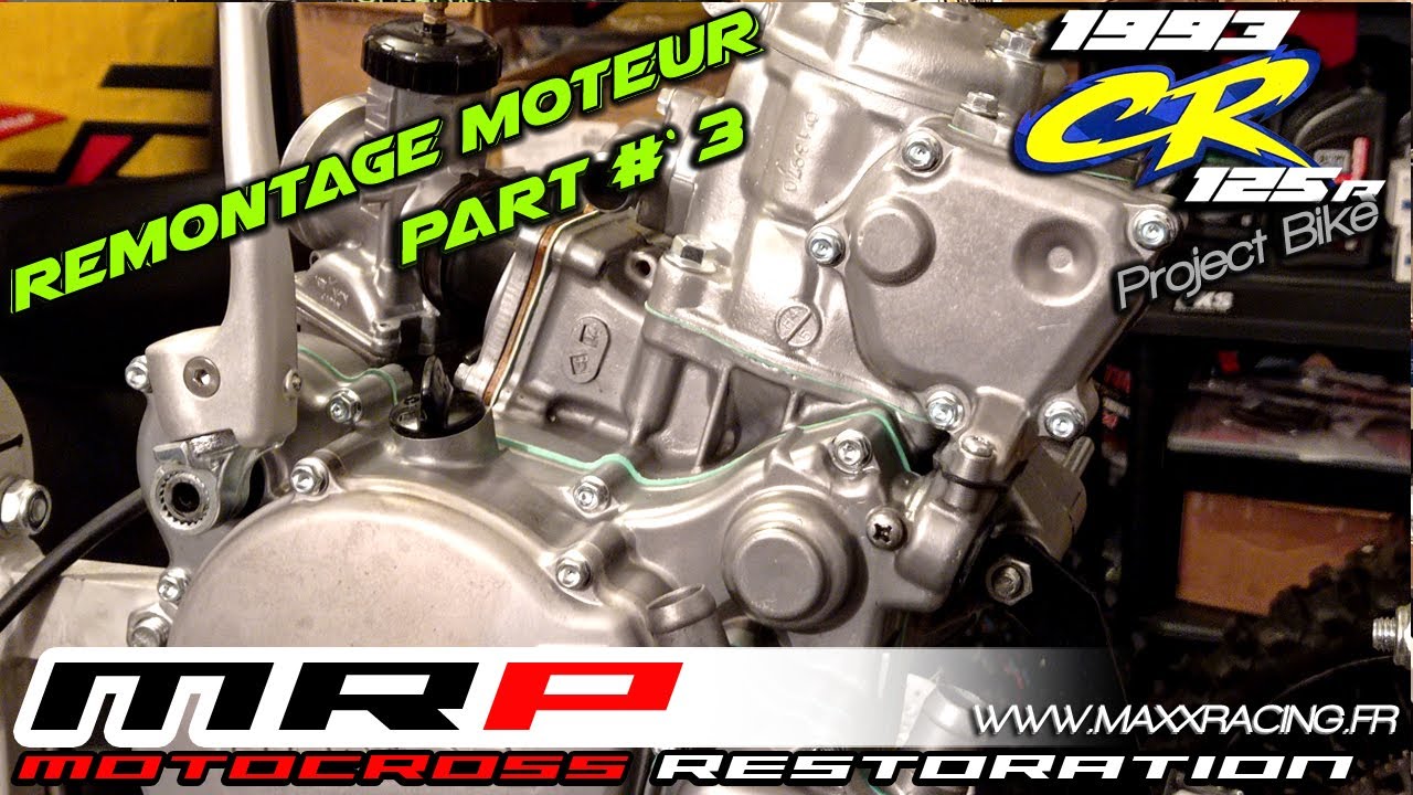 1993 Honda CR 125R // Remontage moteur partie 3