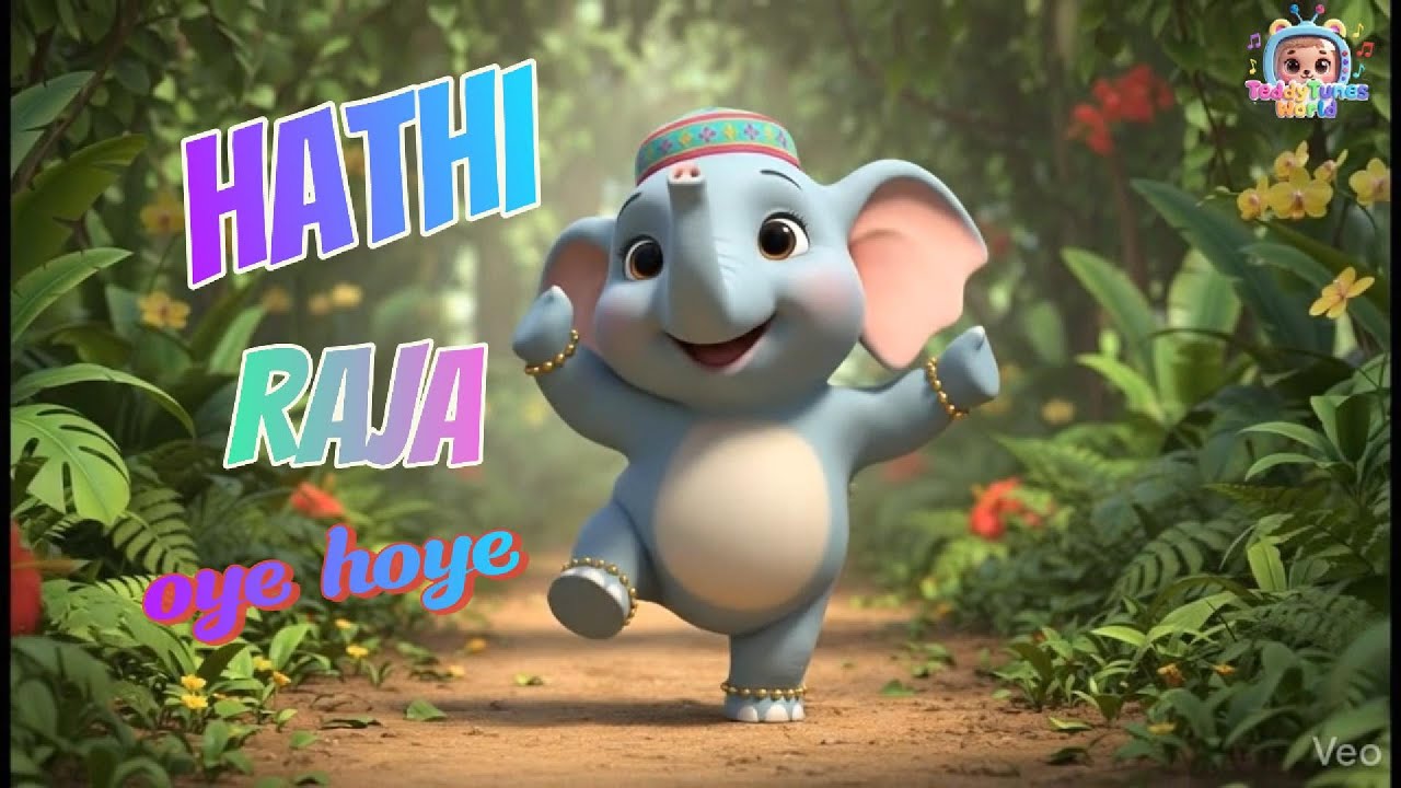 Hathi Raja Oye Hoye 🐘 | Fun Elephant Song for Kids | Nursery Rhymes Hindi