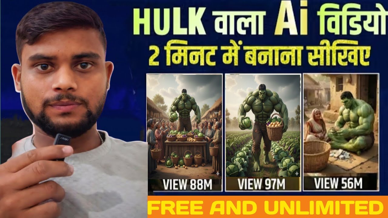 Sab Galat Bata Rahe Hain! Hulk AI Video Photo Se Kaise Banaye (Step by Step Proof)