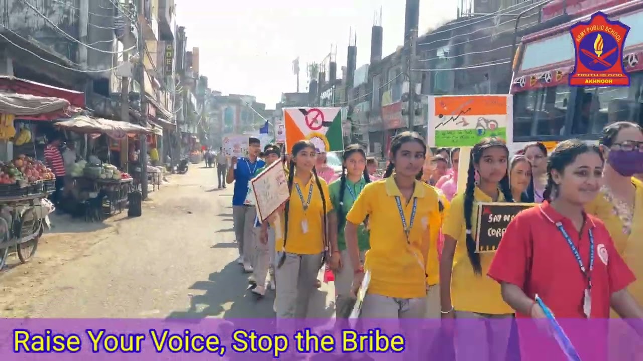 APS AKHNOOR celebrates RUN FOR UNITY & VIGILANCE AWARENESS WEEK 2025-2026 