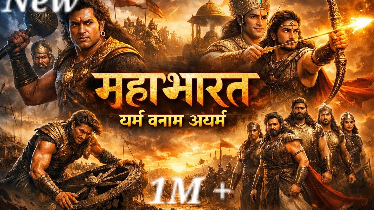 महाभारत रैप सॉन्ग 🔥 कर्ण की मृत्यु और धर्म का युद्ध | Epic Mahabharat Rap Song | Viral Indian