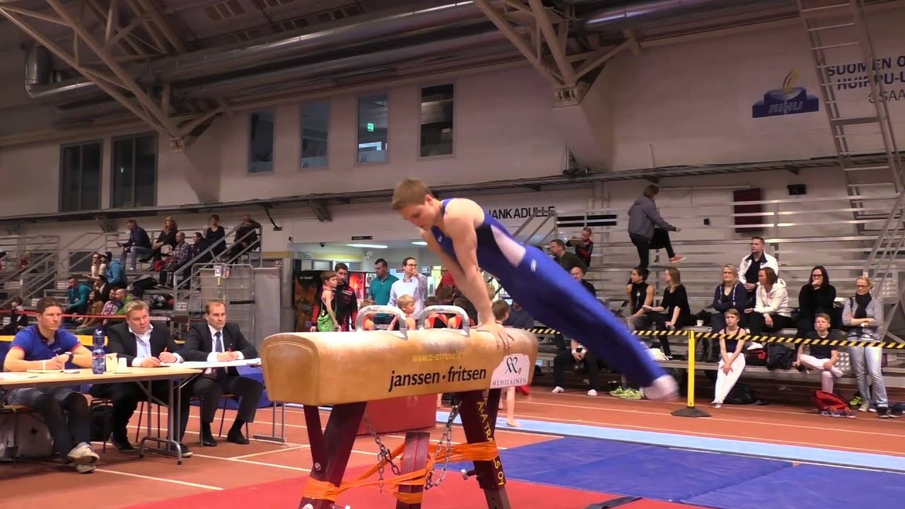 Oskar Kirmes - SVOLI Mestaruus 2015 - Pommel Horse - Gymnastics 25.4.2015