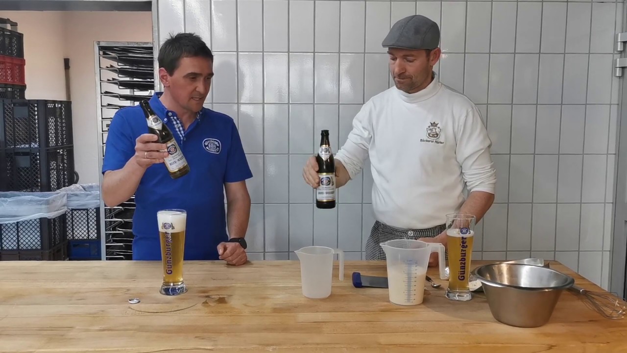 Brot Backen mit Hefe aus Weizenbier