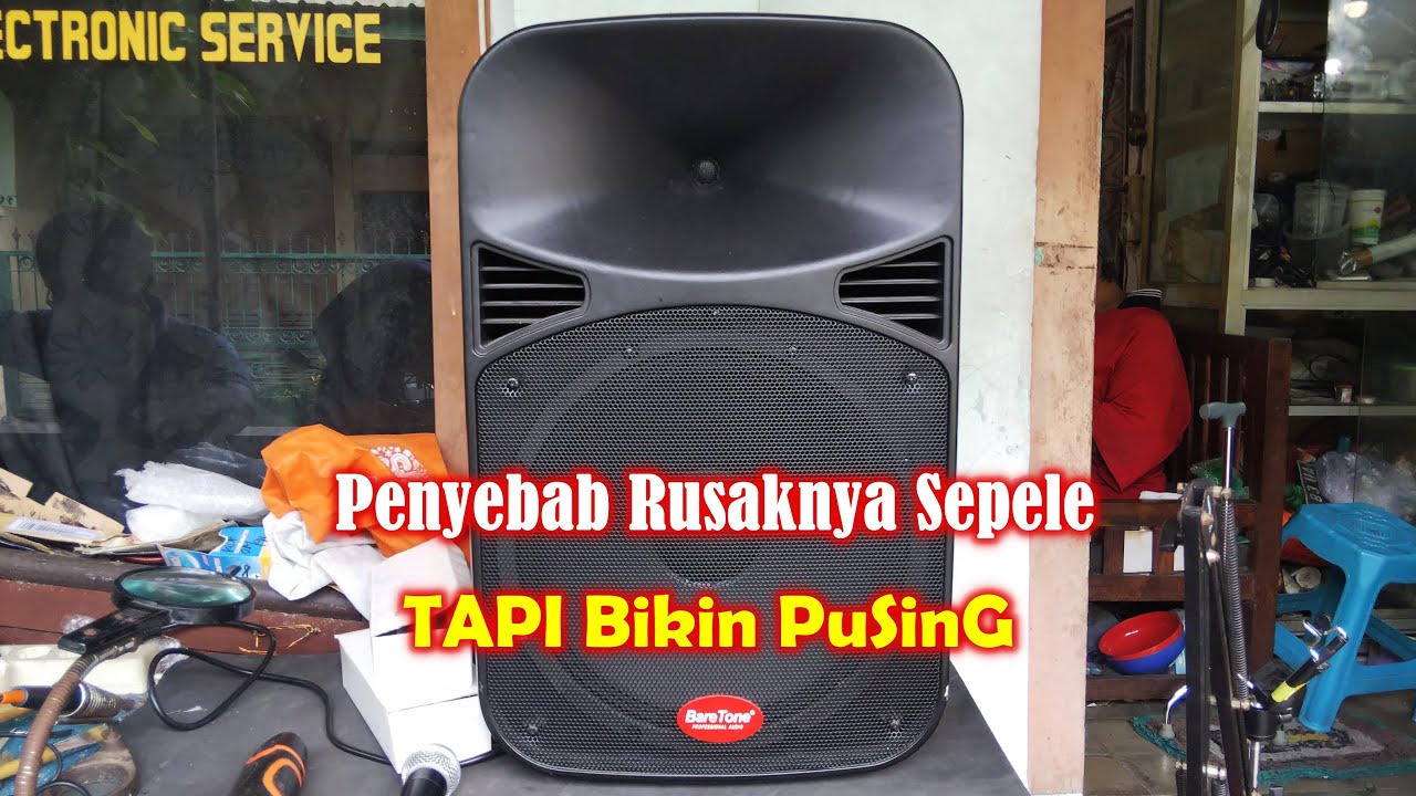 Servis Speaker Aktif Baretone Rusak Tidak Bunyi