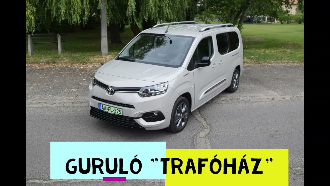 Toyota Proace City Verso EV (2023) teszt / Guruló 