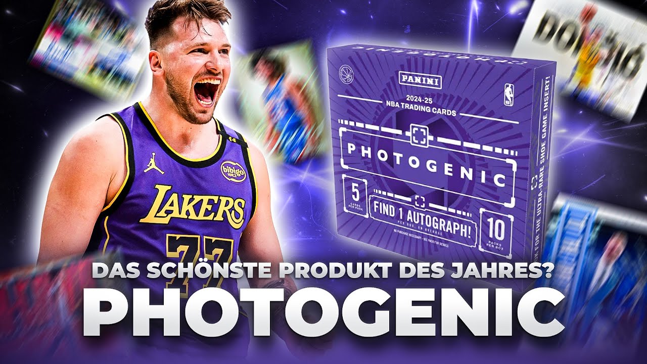 DAS SCHÖNSTE SET!👀Panini Photogenic 2024-25 NBA Basketball Hobby Box Review