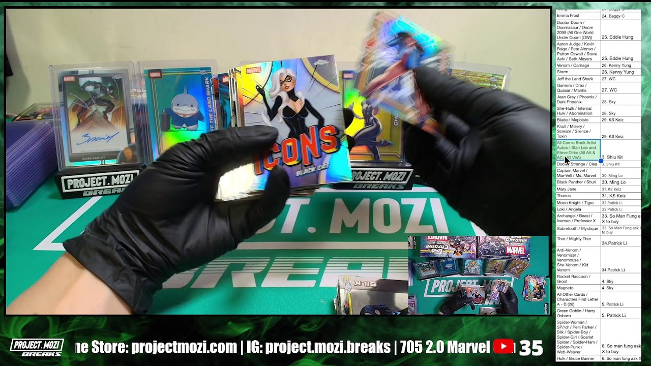 Project Mozi Breaks: World Cup Prizm, Topps Chrome Marvel Comic, Sapphire and more #cardbreaks
