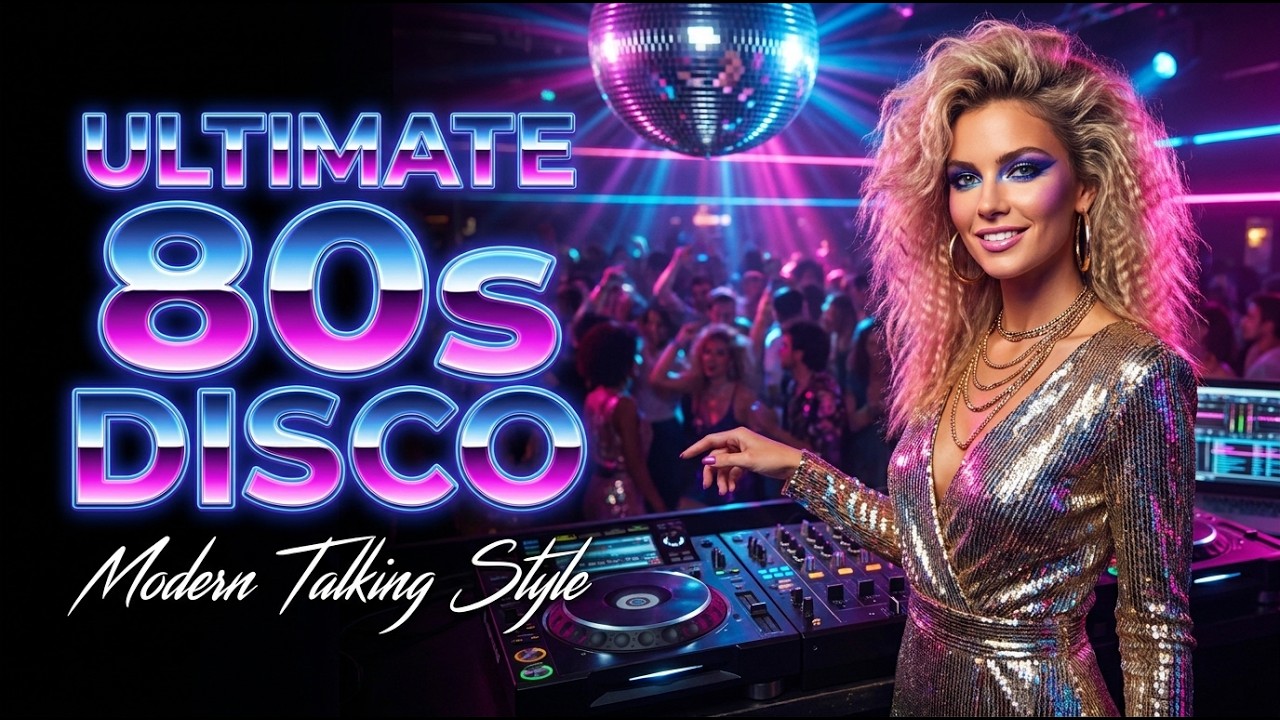 Euro Disco 80s Legendary Hits • Italo Disco Modern Talking Style