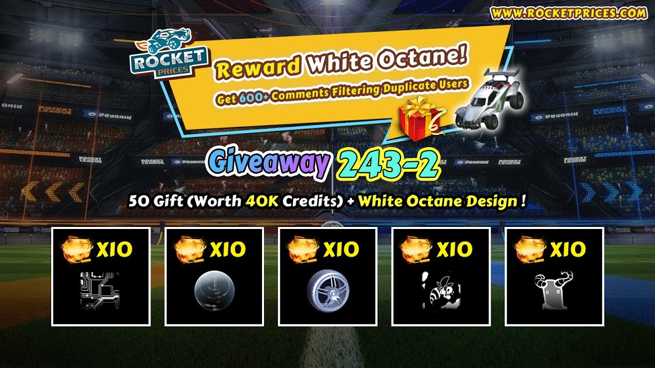 🔥Get 50x Rocket League Golden Toolkits For FREE | Rocketprices.com Giveaway 243-2