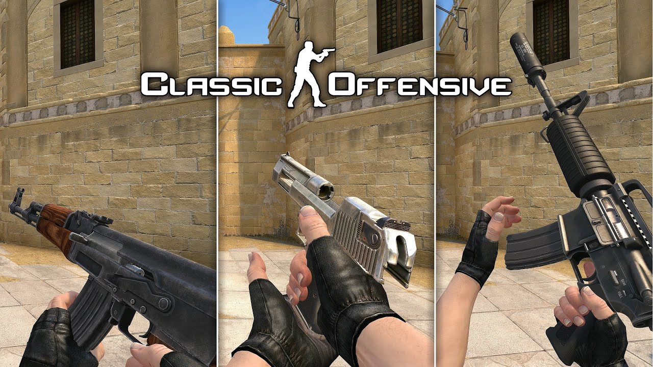 Counter Strike Classic Offensive - All Weapon Spray Patterns, Sounds and Reload Animations