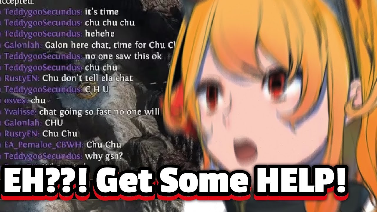 Kaela reaction to in-game chat that got DELUSIONAL is priceless !!!