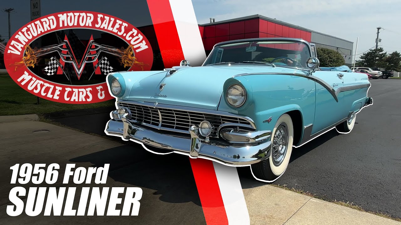 1956 Ford Sunliner For Sale Vanguard Motor Sales #3396