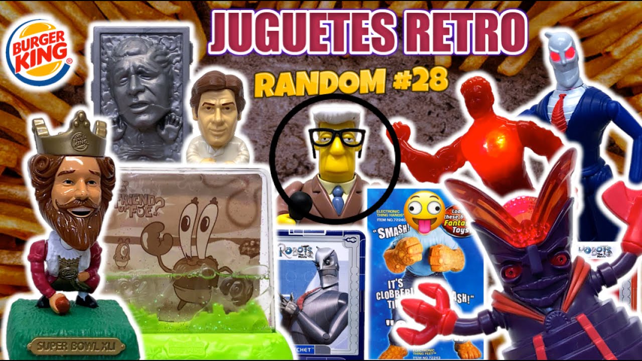 JUGUETES RANDOM #28 - Edición RETRO Burger King | TOY SHOTS (2024)